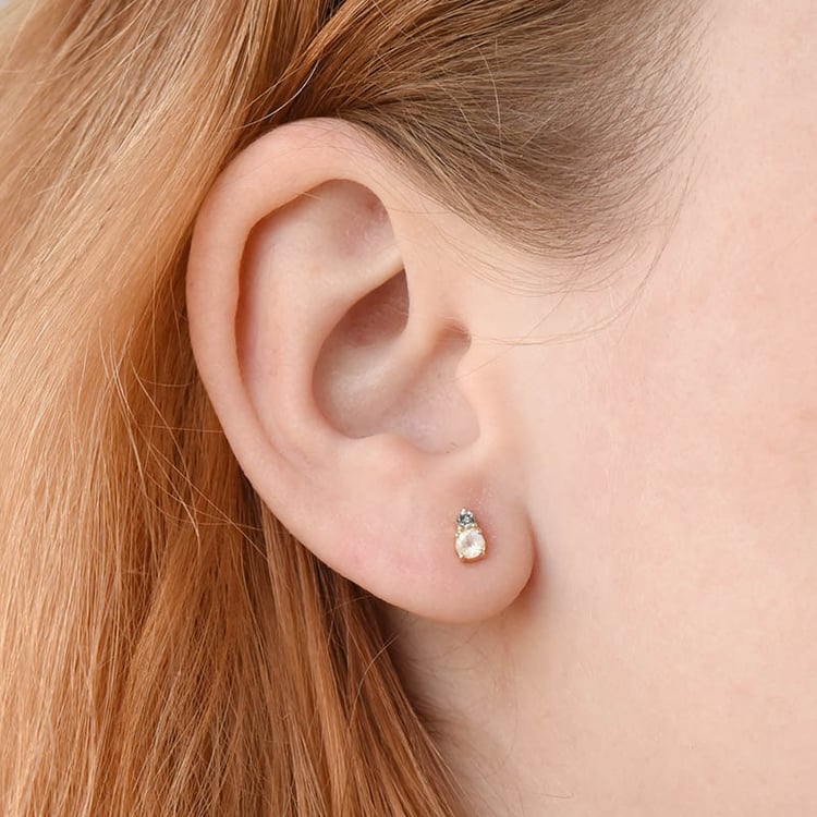 Goldene Ohrringe 92615