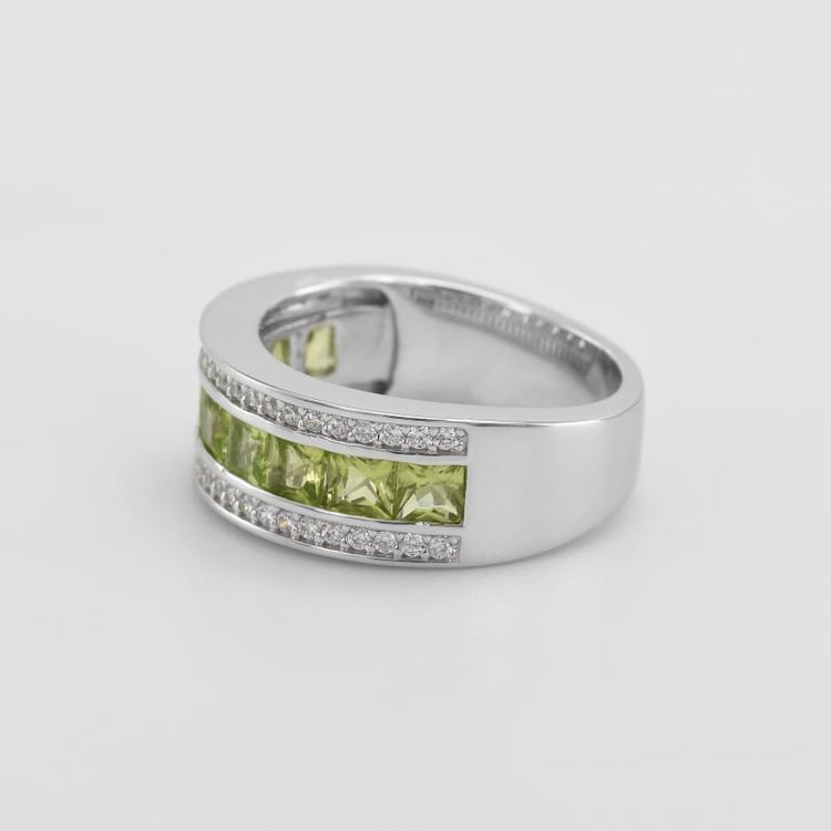 Olivin Eternity-Ring aus Silber Paulinie 49797
