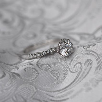 Verlobungsring mit Diamanten Itzel