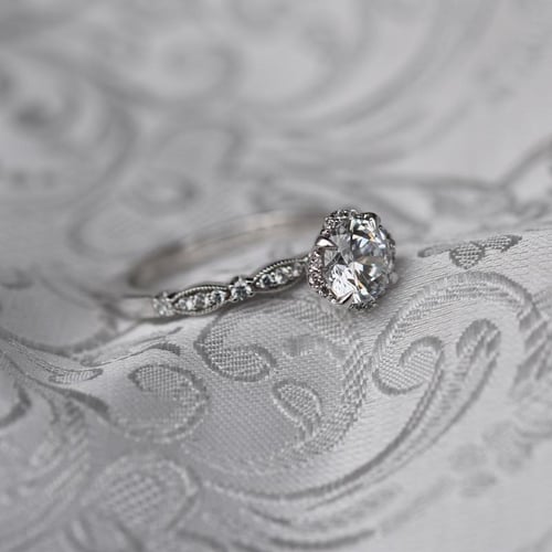 Verlobungsring mit Diamanten Itzel