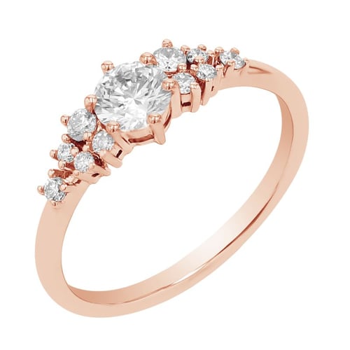 Romantischer Verlobungsring mit Lab Grown Diamanten Donell