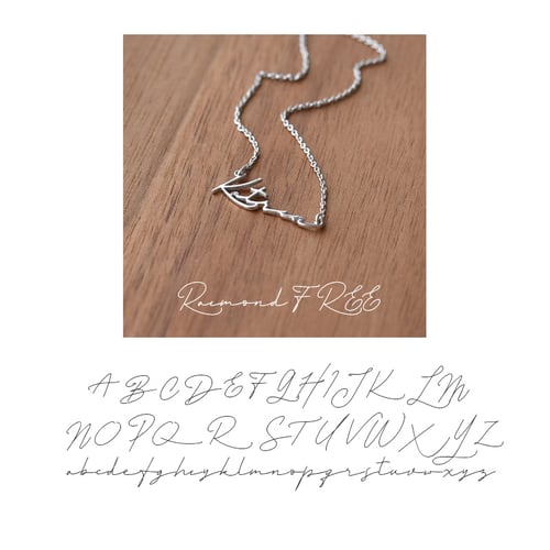Silbernes Armband mit Namen Elissa