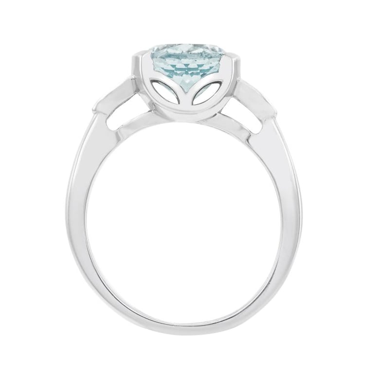 Ring mit Aquamarin und Diamanten Dilte 13936
