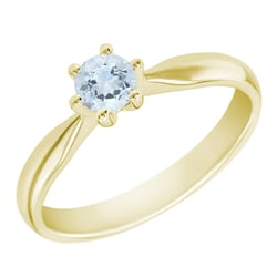 Verlobungsring mit Aquamarin Iravan