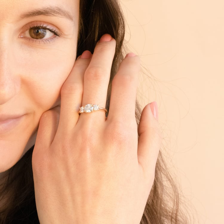 Verlobungsring mit 0.75ct IGI-zertifiziertem Lab Grown Diamanten Rita 100977