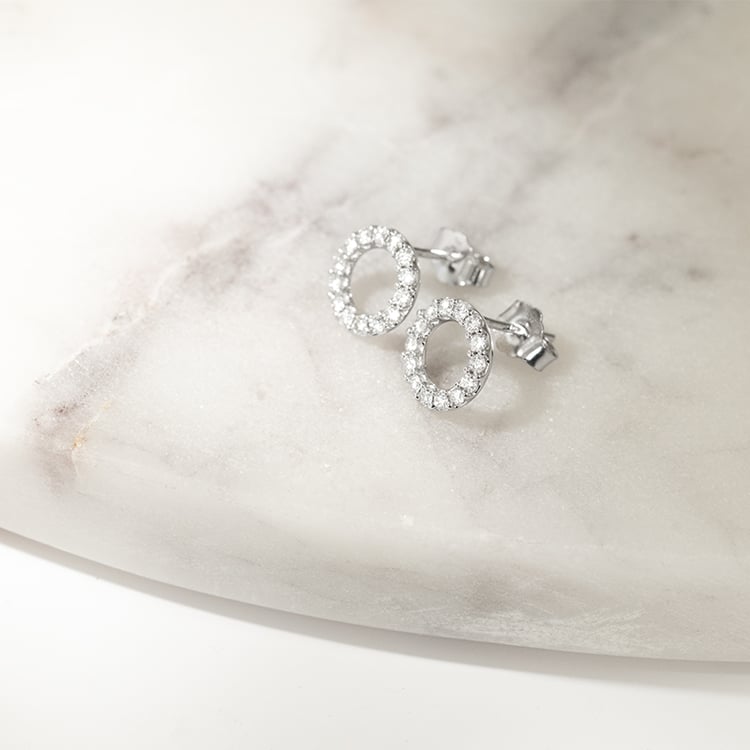 Karma-Ohrringe mit Diamanten Leonas 129693