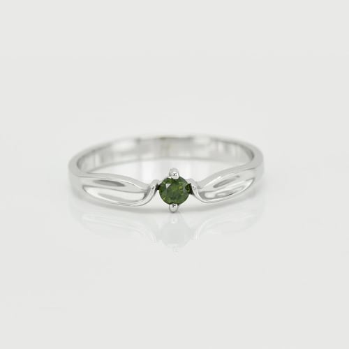 Verlobungsring mit grünem Diamant Amrusha