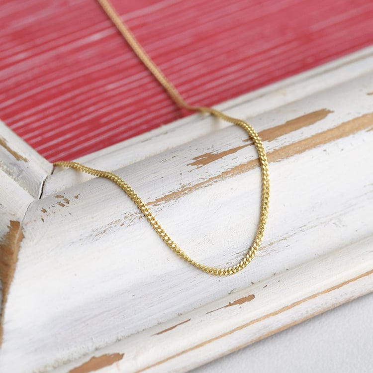 Ankerkette aus Gold 45 cm 84519