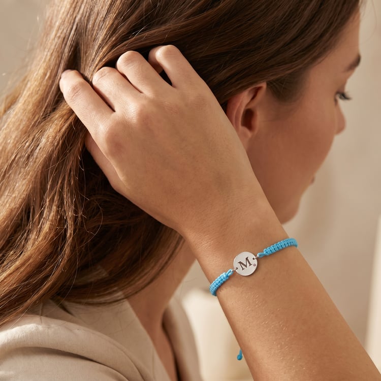 Armband mit einem Anhänger mit Saphiren Zara 167848