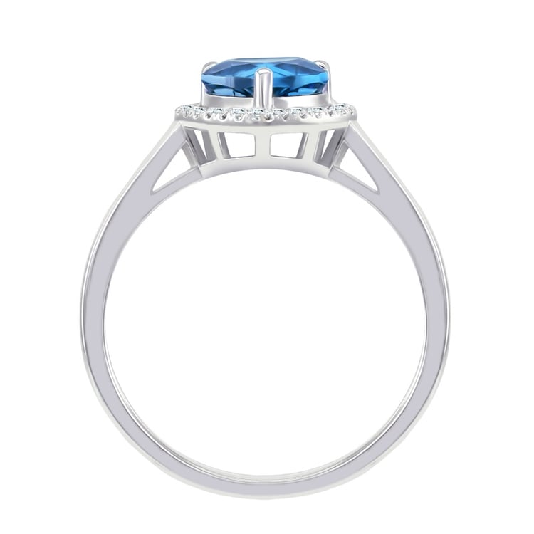 Goldring mit Topas in Hertform und Diamanten Connelly 35258