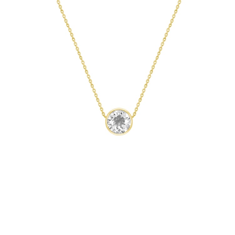 Goldene Kette mit einem IGI-zertifiziertem Lab Grown Diamanten Erin 96928