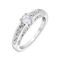 Vintage Verlobungsring mit Diamant Lerien
