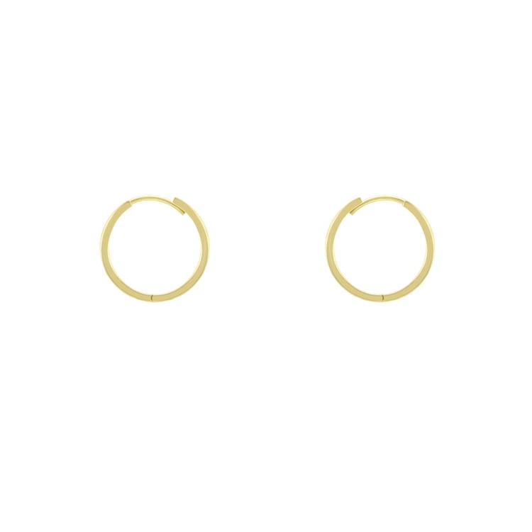 Goldene 16 mm Creolen Ouida