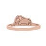 Silberner Ring mit einem versteckten Elefanten Der Kleine Prinz