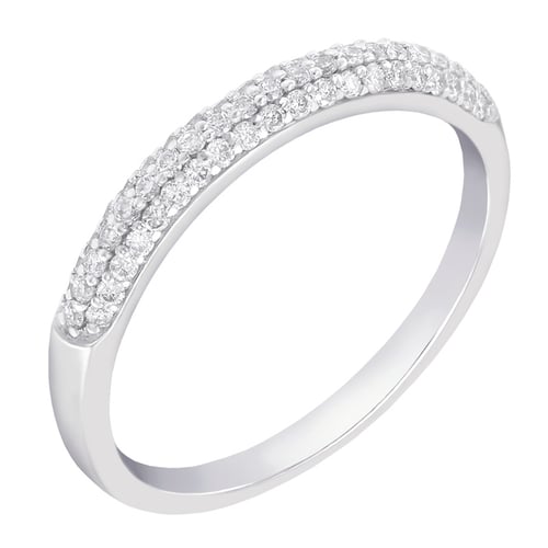 Eheringe aus Memoryring mit Lab Grown Diamanten und einem halbrunden Ring Louisa