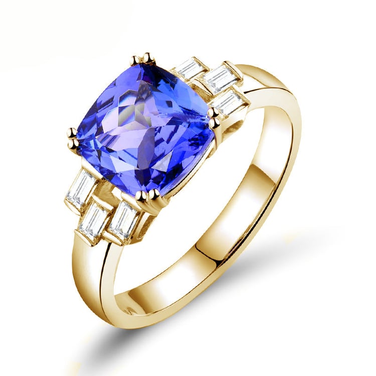 Ring mit Diamanten und Tansanit 72332