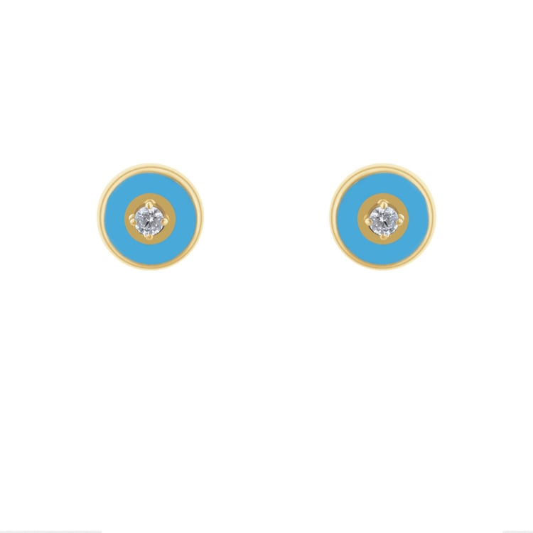 Ohrstecker aus Keramik mit Lab Grown Diamanten Clea 120916