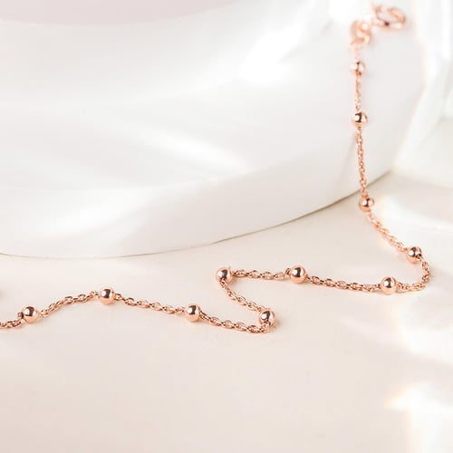 Silbernes Armband mit Kugeln 18 cm