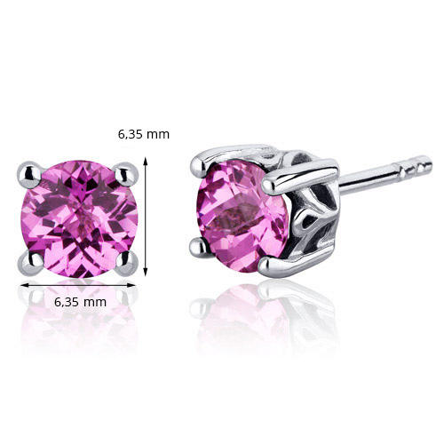 Saphir Ohrstecker in Silber 1793