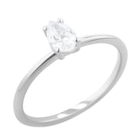 Verlobungsring mit einem Lab Grown Diamanten in Birnenform North