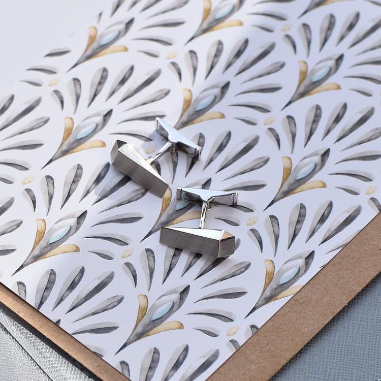 Manschettenknöpfe im Stil von James Bond aus 750er Gold Labond 32495