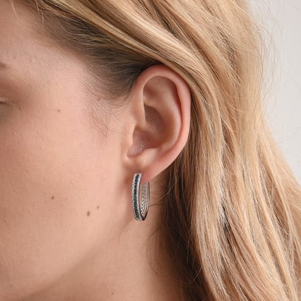 Creolen mit Diamanten Brittany