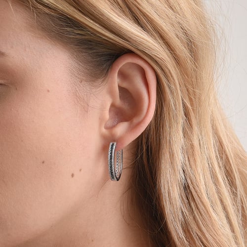 Creolen mit Diamanten Brittany