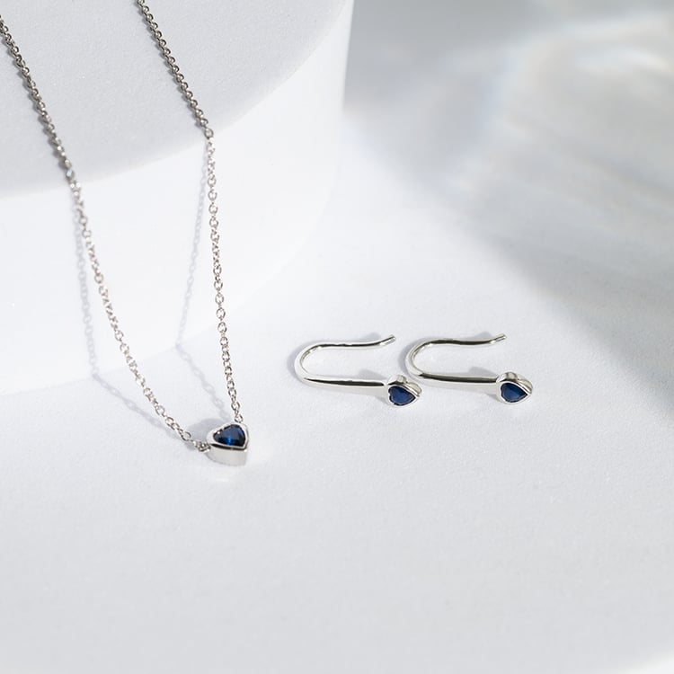 Schmuckset mit Saphiren Roshni 145806