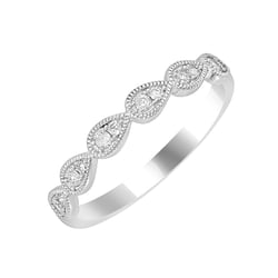 Silberner Eternity-Ring mit Lab Grown Diamanten Lacy