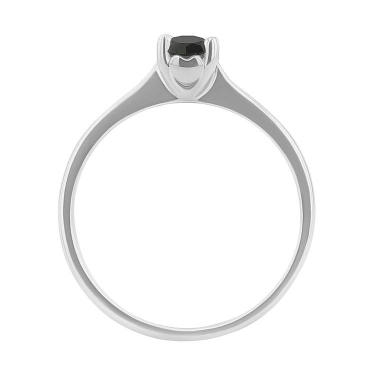 Verlobungsring mit schwarzem Diamant Lenal 136211