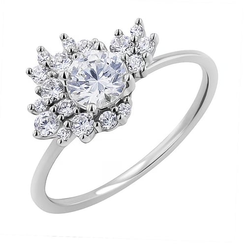 Unkonventioneller Scheidungsring mit Lab Grown Diamanten Carter