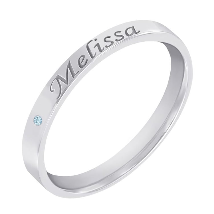 Goldring mit Edelstein