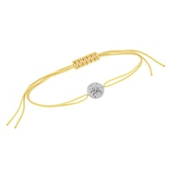 Silbernes String-Armband Der Kleine Prinz und Fuchs mit Gravur