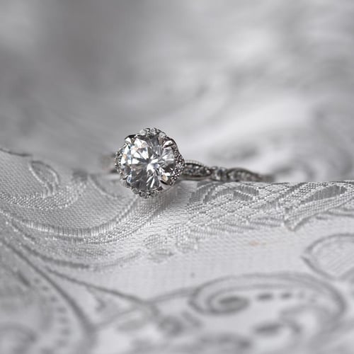 Verlobungsring mit Diamanten Itzel