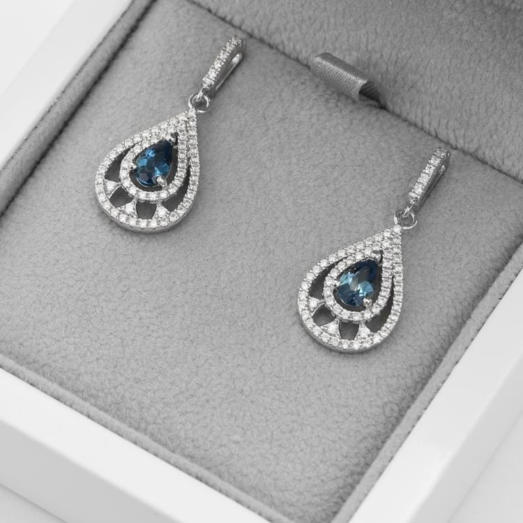 Ohrringe aus Silber mit Zirkonia 51530