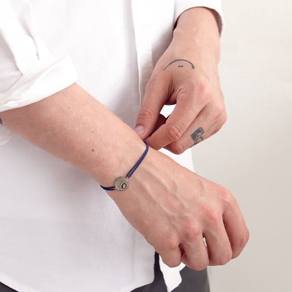 String-Armband Kugel mit Gravur Ihrer Wahl Billard