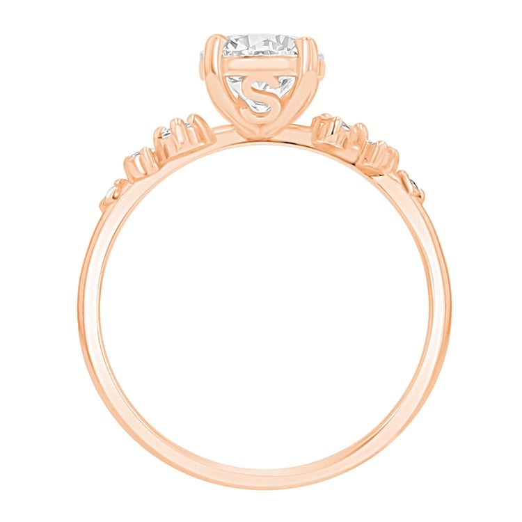 Verlobungsring mit Buchstaben und Lab Grown Diamanten Olha 166883