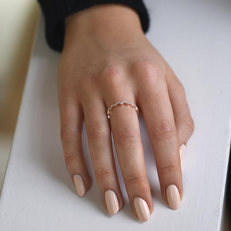 Vergoldeter Ring mit Zirkonia Stacy 51717