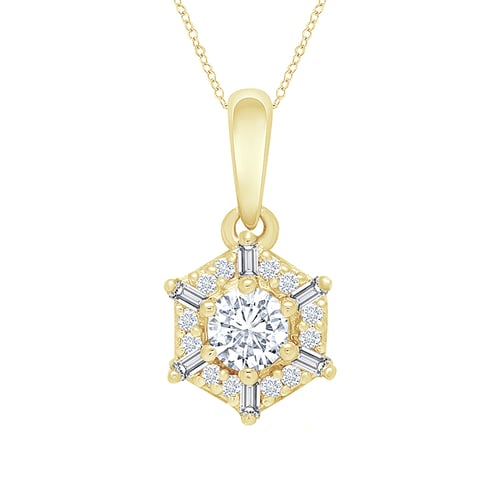 Goldenes Schmuckset mit Lab Grown Diamanten Kirstin