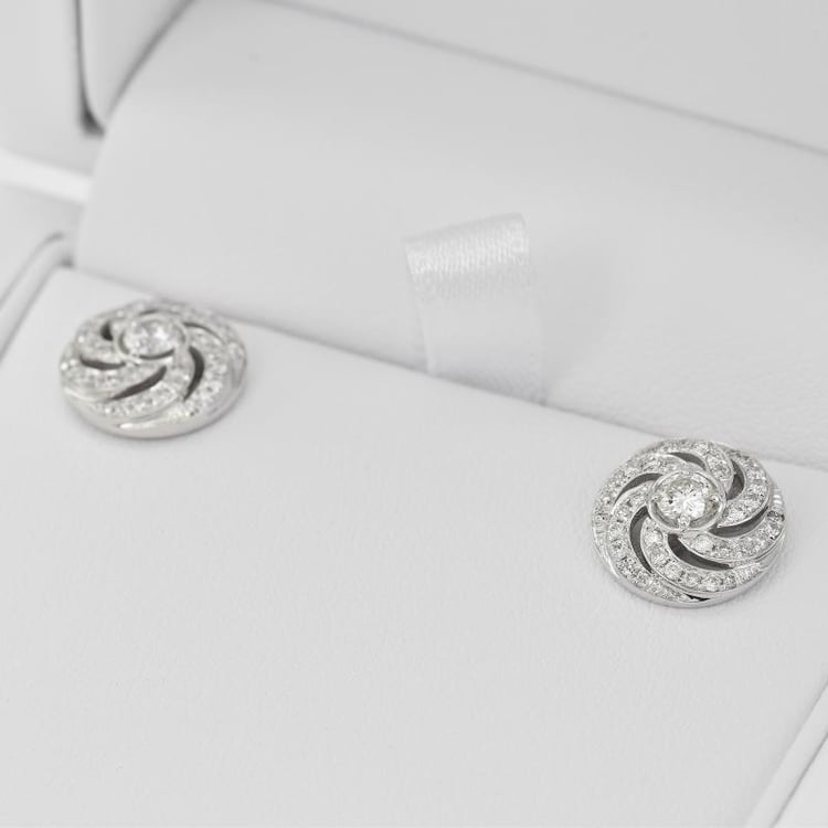 Bezaubernde Ohrringe mit Diamanten Anoria 14303