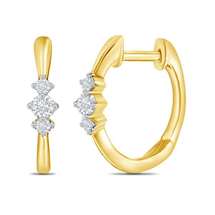 Creolen mit strahlenden Diamanten Koko 67252