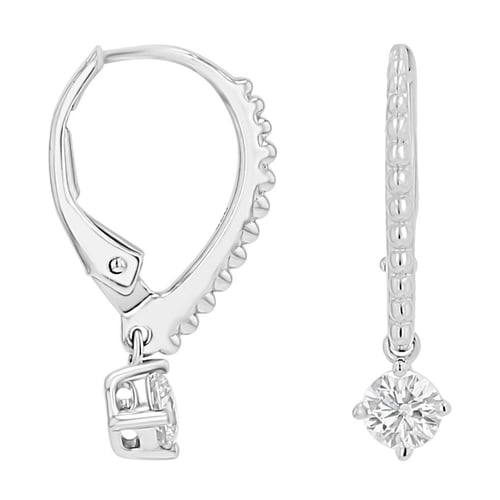 Silberne Ohrringe mit 0.25ct Lab Grown Diamanten Fana