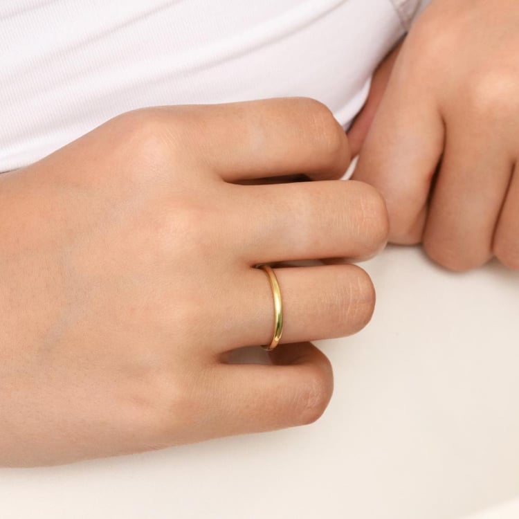 Schlichte Trauringe aus Gold 158875