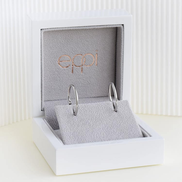 Silberne Ringohrringe Ingmar 95610