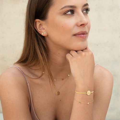 Silbernes Armband mit Sternen Der Kleine Prinz
