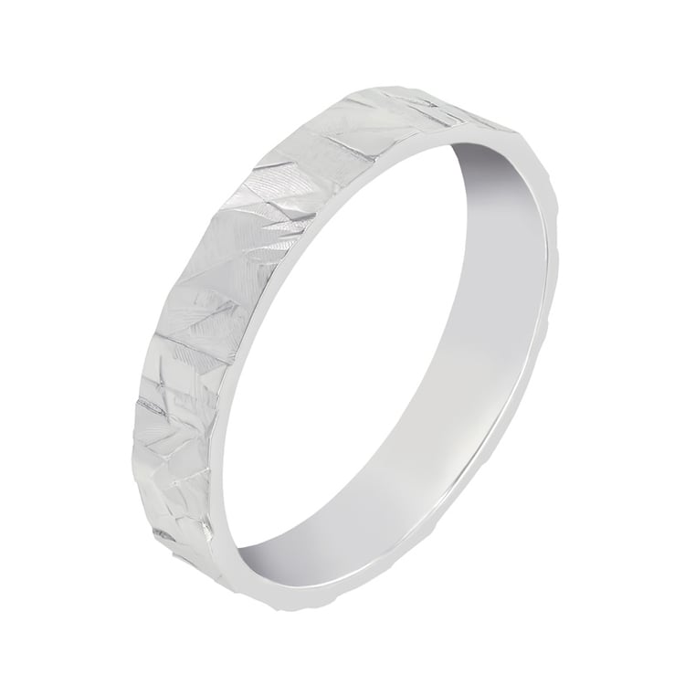 Trauring mit gehämmerter Oberfläche 37783