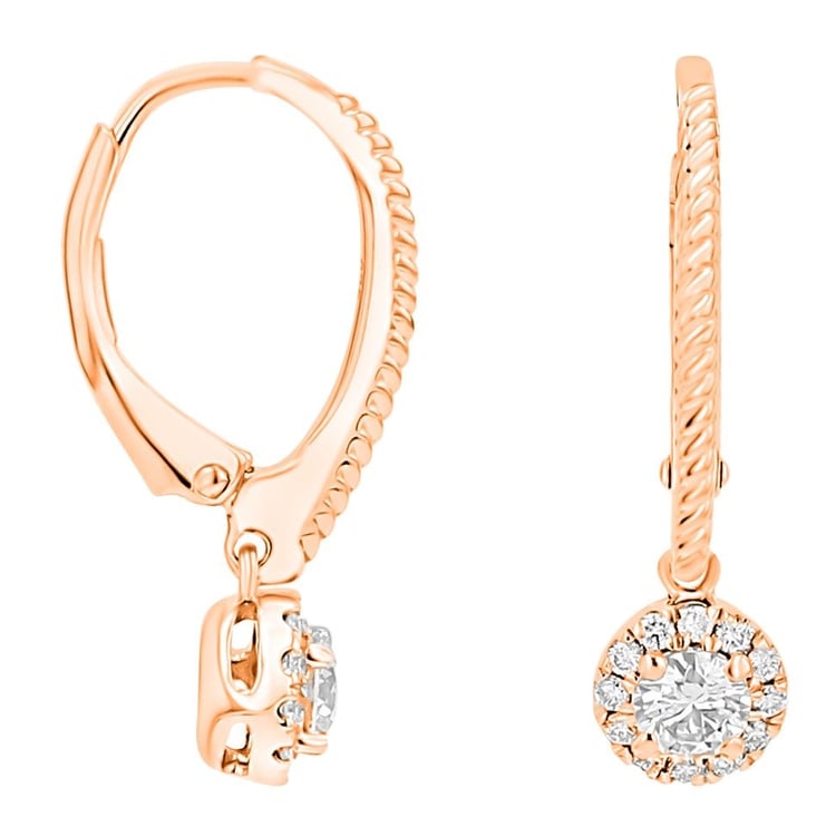 Silberne Ohrringe mit Lab Grown Diamanten Mona 171370