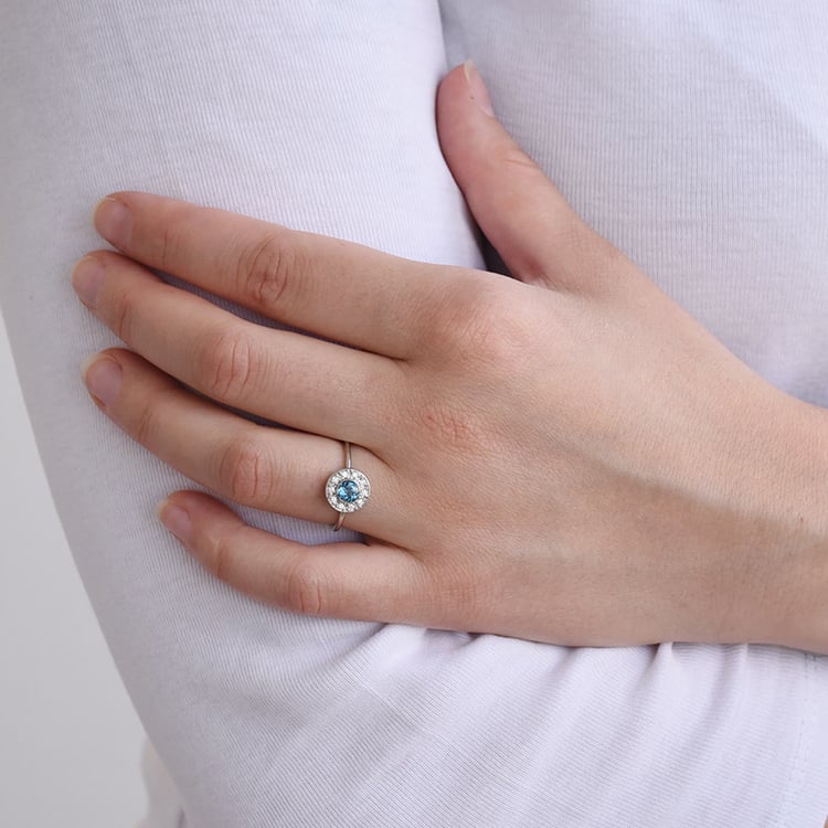 Verlobungsring im mit London Topas Fernanda 81694