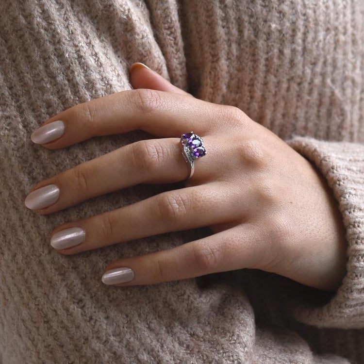 Diamantring mit Amethyst 50333