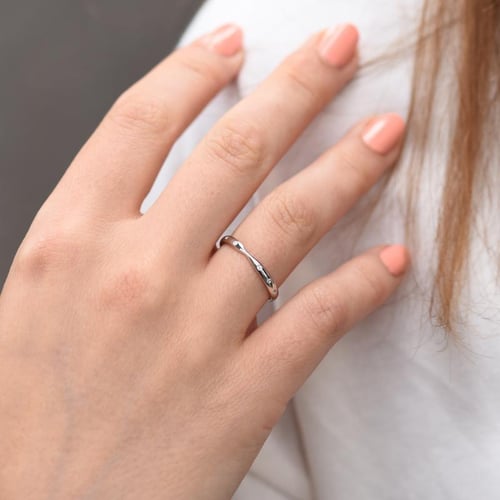 Minimalistischer Eternity-Ring mit Lab Grown Diamanten Toskani